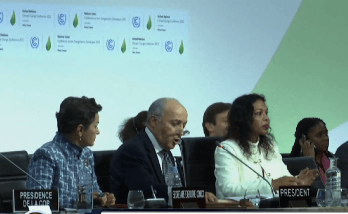 บรรลุข้อตกลงในการประชุม COP21