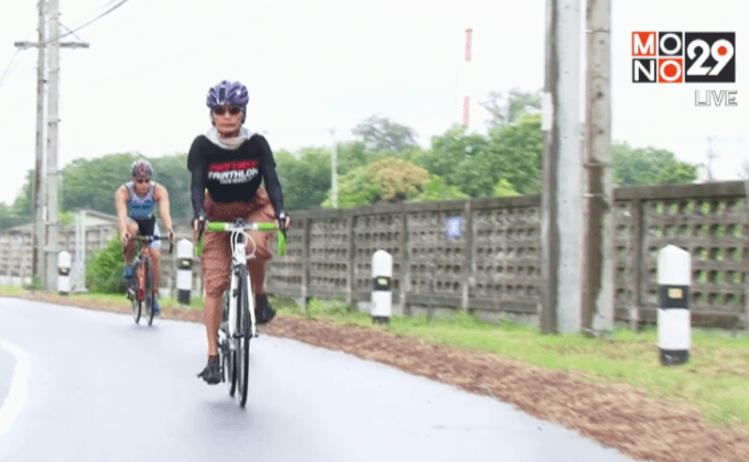 “ป้าปิ๋ว” วัย 65 ปี บนเส้นทางสายไตรกีฬา