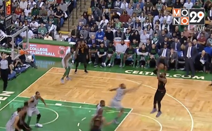 เซลติกส์โดนแคฟส์บุกถล่มเกมรีไทร์เบอร์เสื้อ “เพียร์ซ”