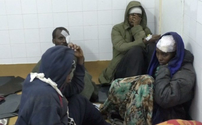 รถบรรทุกผู้อพยพพลิกคว่ำในลิเบีย