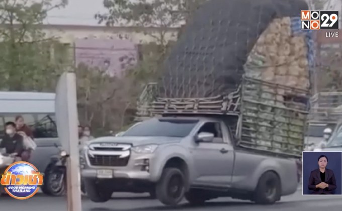 เรียกคนขับรถบรรทุกผักยกล้อมาแจ้งข้อหาขับประมาท