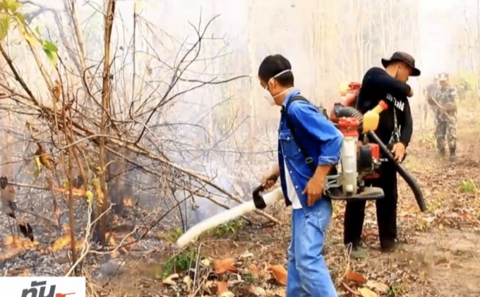 ควันไฟป่าปกคลุมแม่ฮ่องสอน ใกล้แตะระดับวิกฤต