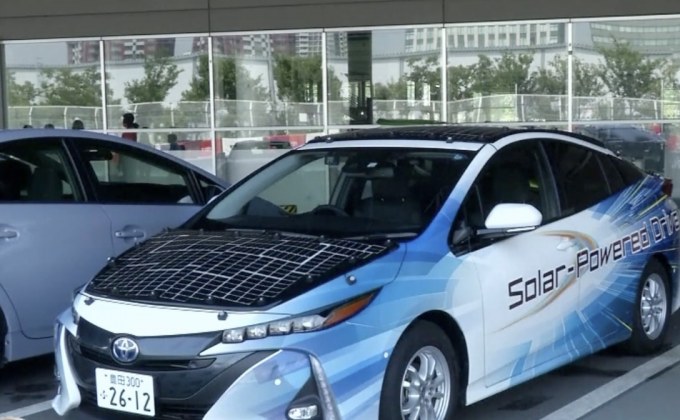 “โตโยต้า” ทดสอบรถยนต์พลังงานแสงอาทิตย์