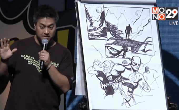 “Pop Mhan” นักวาดชาวไทย ใน บ.ยักษ์ใหญ่อเมริกา “DC Comics”