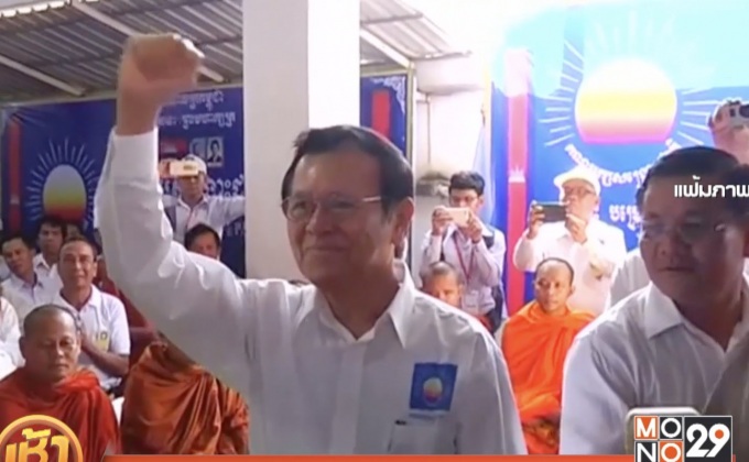 กัมพูชาจับแกนนำพรรคฝ่ายค้านข้อหากบฏ