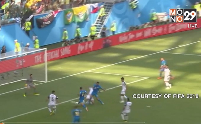 บราซิล-สวิตเซอร์แลนด์คว้าชัยบอลโลกขึ้นนำกลุ่ม E