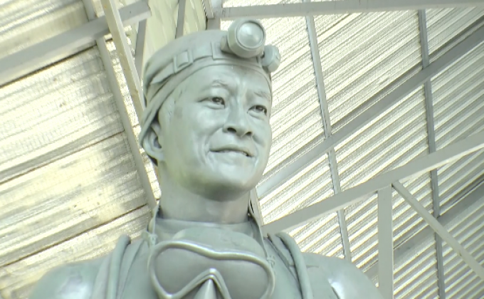 ​รูปปั้น “จ่าแซม” เสร็จสมบูรณ์แล้ว เหมือนจริงทุกอย่าง