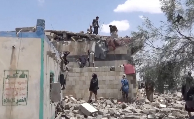 โจมตีทางอากาศในเยเมน ดับ 60