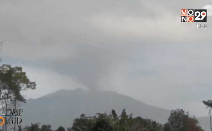 ภูเขาไฟราอุงในอินโดฯ ปะทุต่อเนื่อง