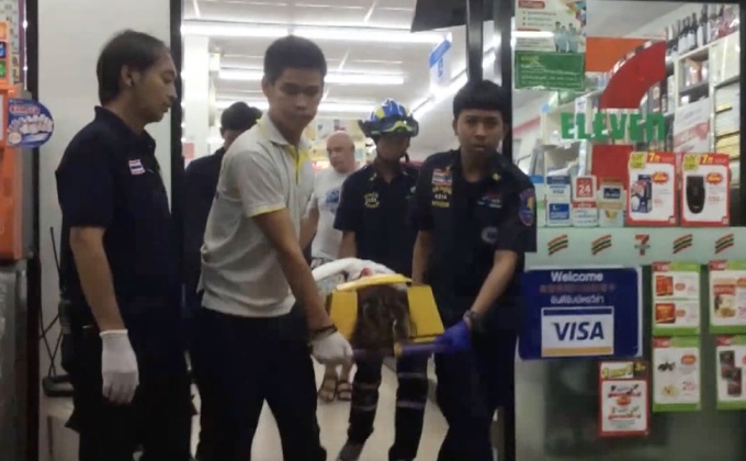 หญิงชาวรัสเซียตกจากที่พักอาการสาหัส จ.ชลบุรี