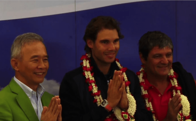 ยอโควิช-นาดาล เดินทางถึงไทยแล้ว