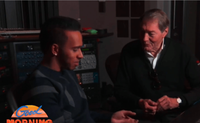 “แฮมิลตัน” แชมป์ F1 เข้าห้องอัดโชว์ลูกคอ