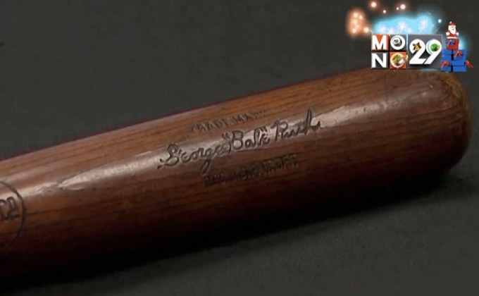 ประมูลไม้เบสบอลของตำนานชาวอเมริกัน