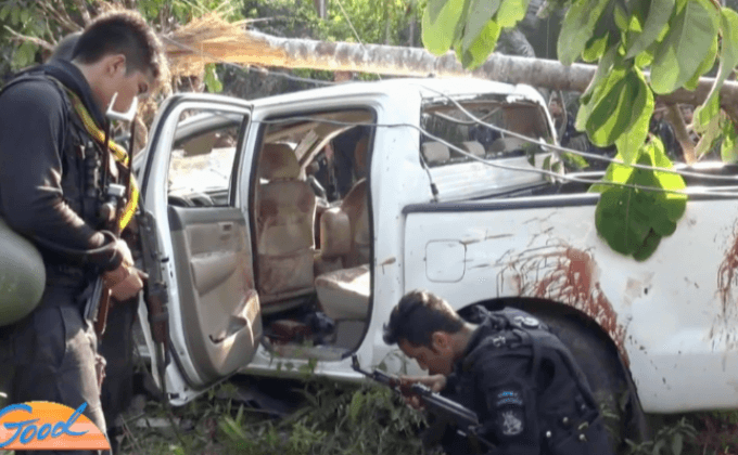 เร่งสอบผู้ต้องสงสัยเหตุระเบิดรถตำรวจ จ.นราธิวาส