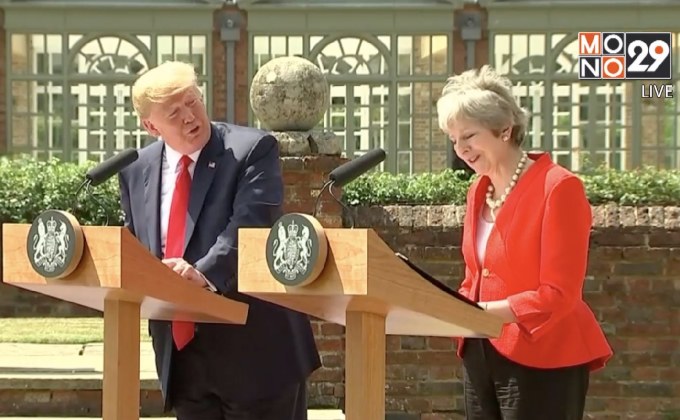 ผู้นำสหรัฐฯ ยืนยันข้อตกลงการค้ากับอังกฤษเกิดขึ้นได้