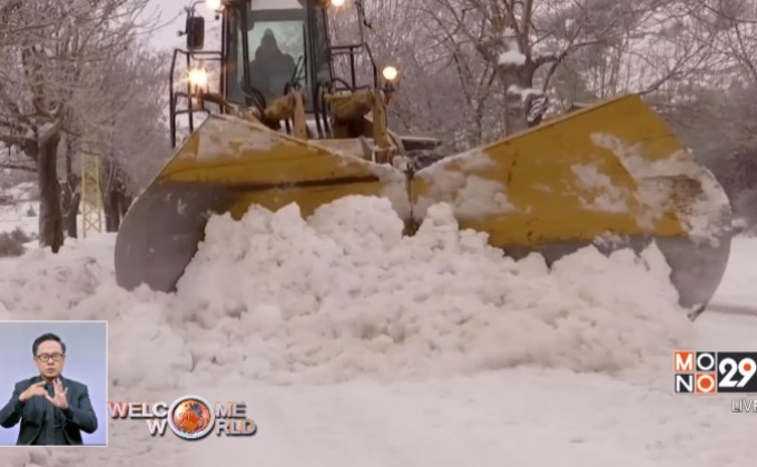 พายุหิมะถล่มเลบานอน