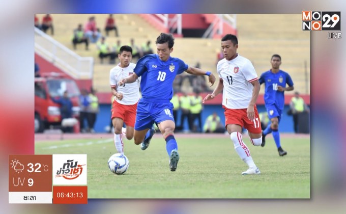ช้างศึกยู 16 เฉือนเมียนมา 1-0 ลิ่วชิงแชมป์อาเซียน