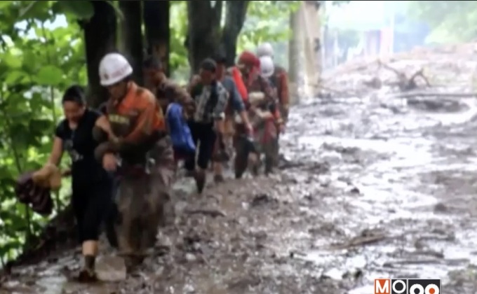 โคลนถล่มทางตะวันตกเฉียงใต้ของจีน