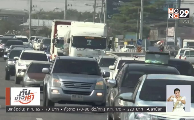 การจราจร ถ.มิตรภาพ มุ่งสู่ภาคอีสานติดขัด