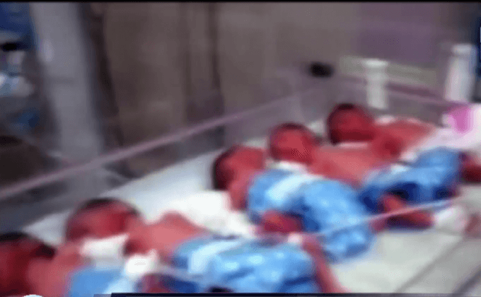 หญิงอินเดียคลอดลูกแฝด 5