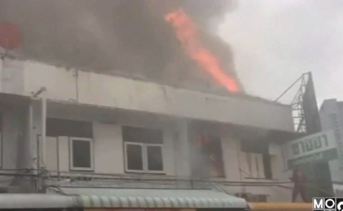 ไฟไหม้ตลาดศรีราชาเสียหาย 20 ล้านบาท