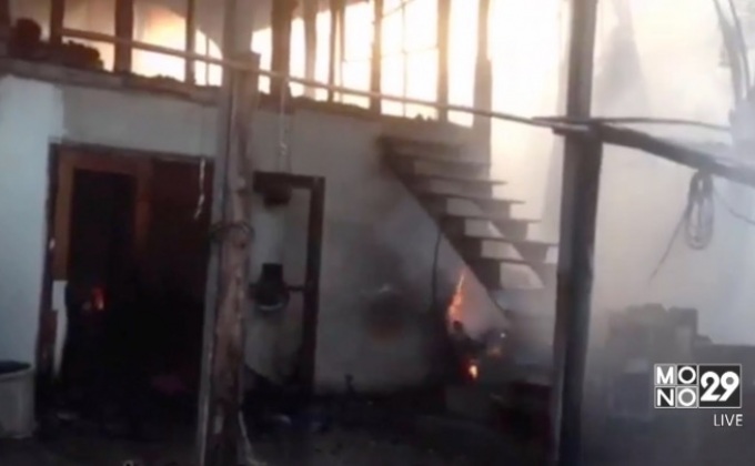 หนุ่มสุรินทร์น้อยใจแฟนจุดไฟเผาบ้าน