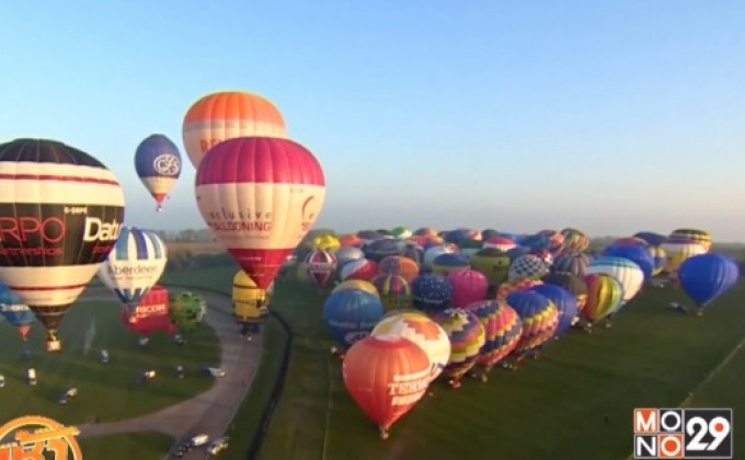 บอลลูนข้ามช่องแคบอังกฤษทำลายสถิติ