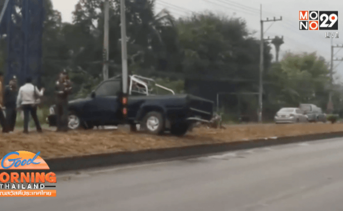 กาญจนบุรี-อุบัติเหตุรถยนต์ชนกัน 5 คันรวด