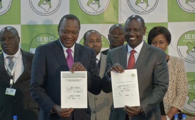 “เคนยัตตา” ชนะเลือกตั้งปธน.เคนยาสมัยที่ 2