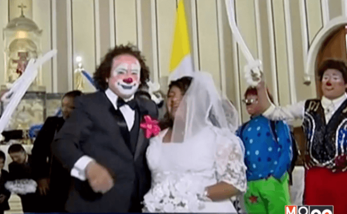 งานแต่งงานของนักแสดงตลกในเปรู