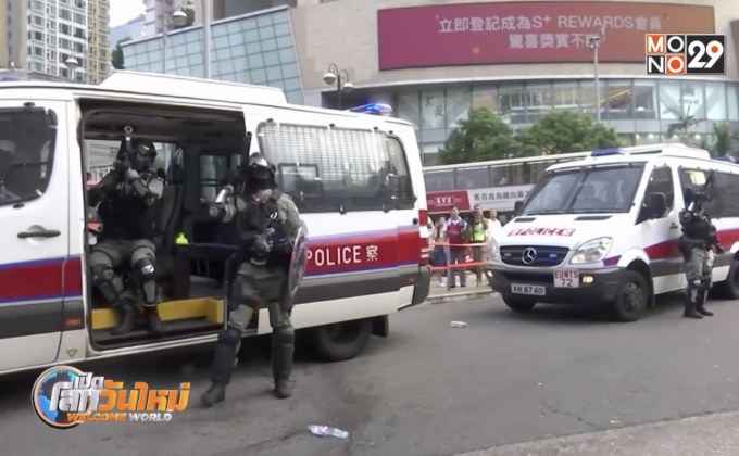 ผู้ประท้วงฮ่องกงออกประท้วงหลายจุด