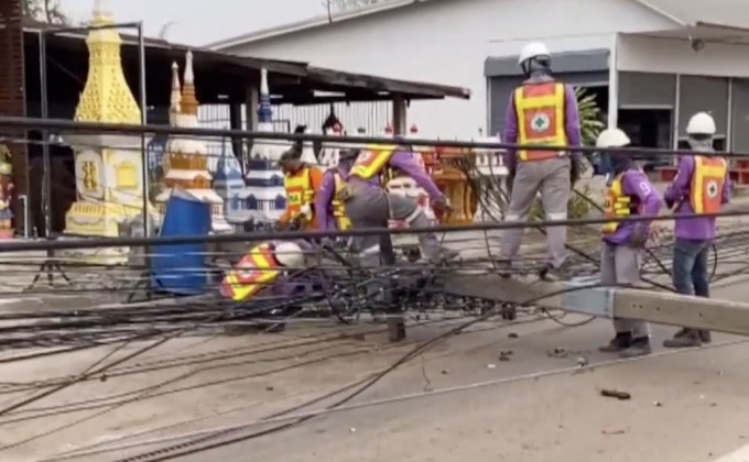 พายุฤดูร้อนถล่มเหนือ-อีสานหลายจังหวัด