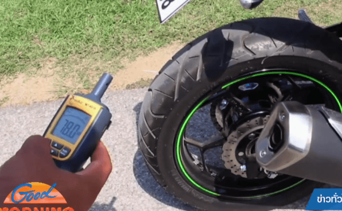 ตรวจวัดเสียงรถบิ๊กไบค์ขึ้นเขาใหญ่