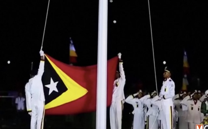 ประธานาธิบดีติมอร์ตะวันออกเข้าพิธีสาบานตน