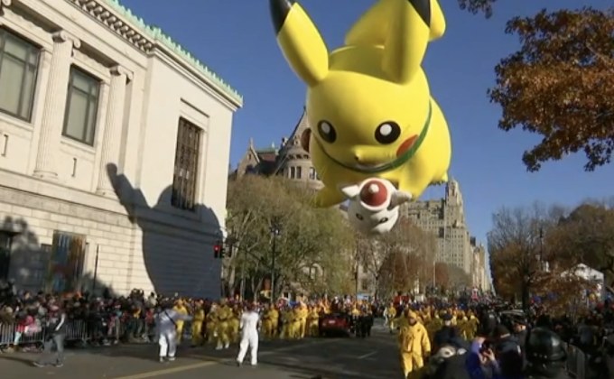 ขบวนพาเหรดวันขอบคุณพระเจ้าในสหรัฐฯ