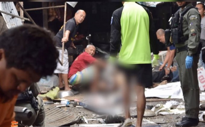 จยย.บอมบ์กลางตลาดสดเมืองยะลา เจ็บ-ตาย หลายราย