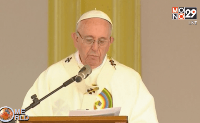 โป๊บทรงประกอบพิธีมิสซาในเคนยา