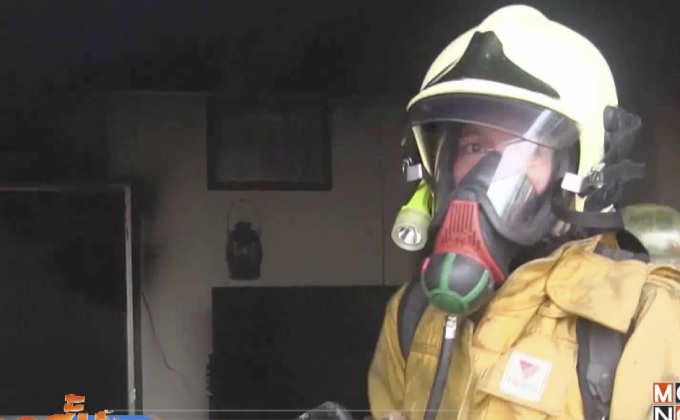 ไฟไหม้แมนชั่นกลางเมืองหาดใหญ่