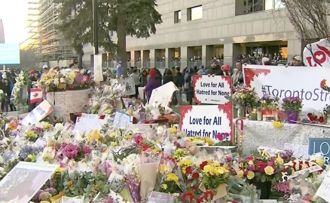 แคนาดาจัดพิธีไว้อาลัยเหยื่อรถตู้