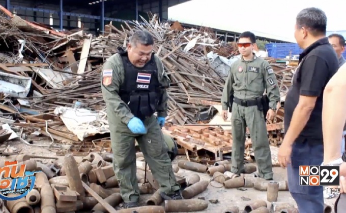 บุกค้นโกดัง ขยายผลคดีกระสุนปืนใหญ่ระเบิด