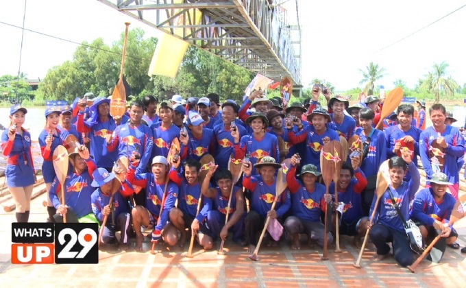 กระทิงแดง ชวนคุณมาร่วมลุ้นร่วมเชียร์ทีมฝีพายเรือ ทีมกระทิงแดงเพชรนาวา