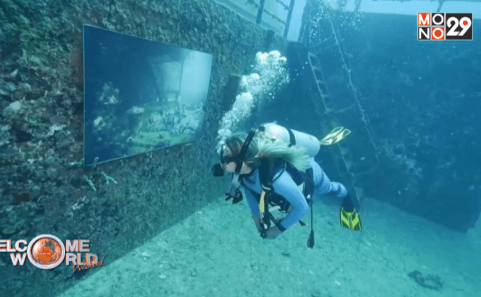 นิทรรศการศิลปะใต้น้ำในสหรัฐฯ