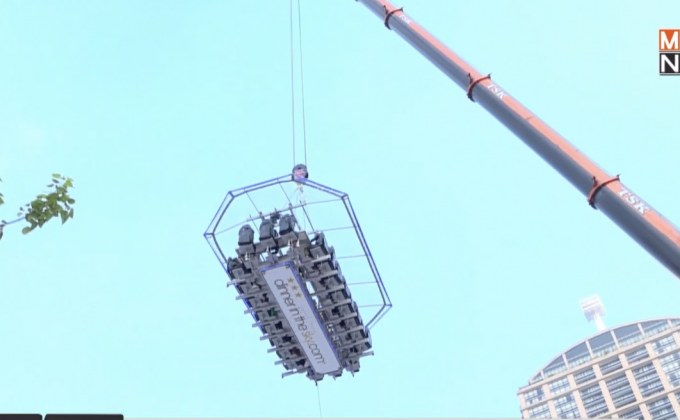 ครั้งแรกในไทย! กับการรับประทานอาหารลอยฟ้าระดับ 5 ดาว