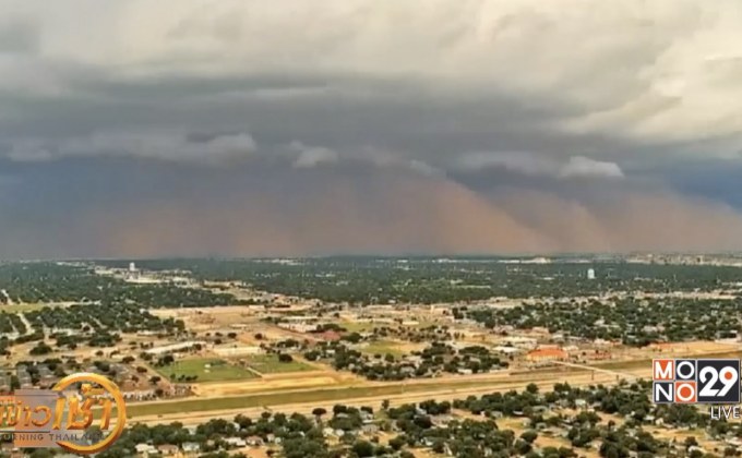 พายุฝุ่นพัดถล่มรัฐเท็กซัส
