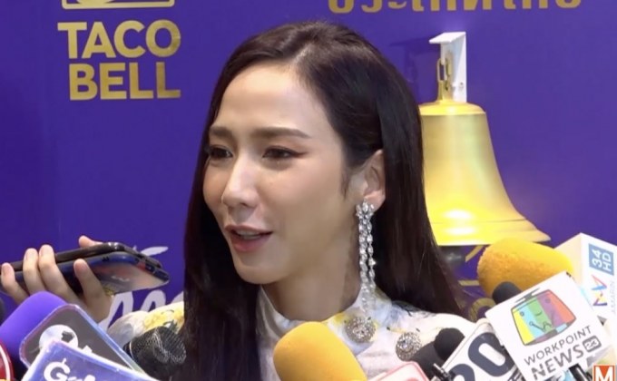 “อั้ม พัชราภา” โต้ข่าวลือ “ไฮโซพก” คุกเข่าขอแต่งงาน 