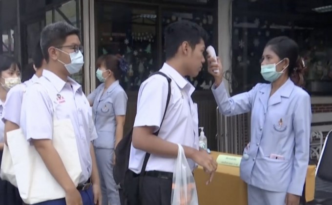 สธ.คัดกรองไวรัสโควิด-19 สนามสอบโอเน็ต