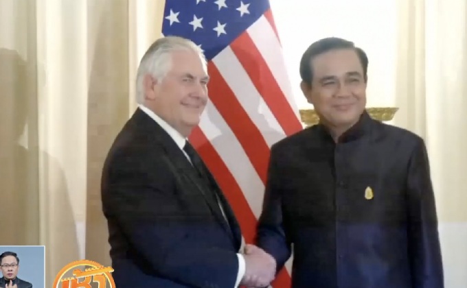 “ทิลเลอร์สัน” เยือนมาเลเซีย-ไทย