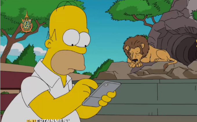 ครอบครัวตัวเหลือง The Simpsons ปล่อยคลิปล้อเลียน Pokemon Go