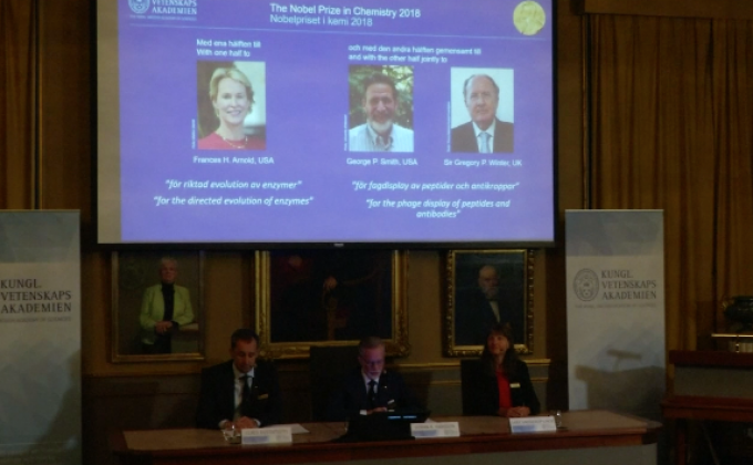 3 นักวิทย์พัฒนาเอนไซน์-แอนติบอดี้ คว้าโนเบลเคมี