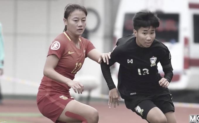 ชบาแก้วพ่ายจีน 0-2 บอลหญิงชิงแชมป์เอเชียยู 19 ปี